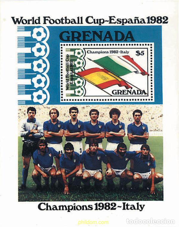 Sellos: 31850 MNH GRANADA 1982 COPA DEL MUNDO DE FUTBOL. ESPA&Ntilde;A-82. VENCEDORES