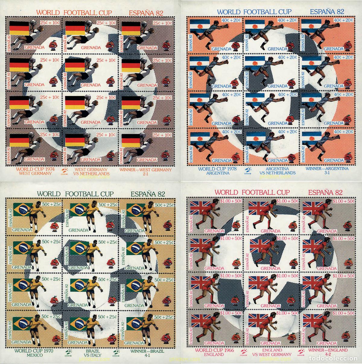Sellos: 141421 MNH GRANADA 1981 COPA DEL MUNDO DE FUTBOL. ESPA&Ntilde;A-82