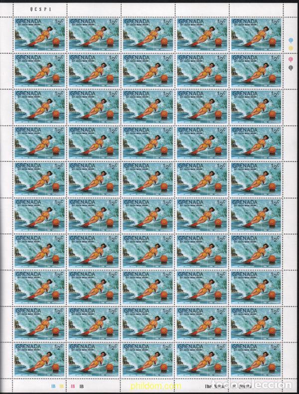 Sellos: 617641 MNH GRANADA 1977 DEPORTES NAUTICOS