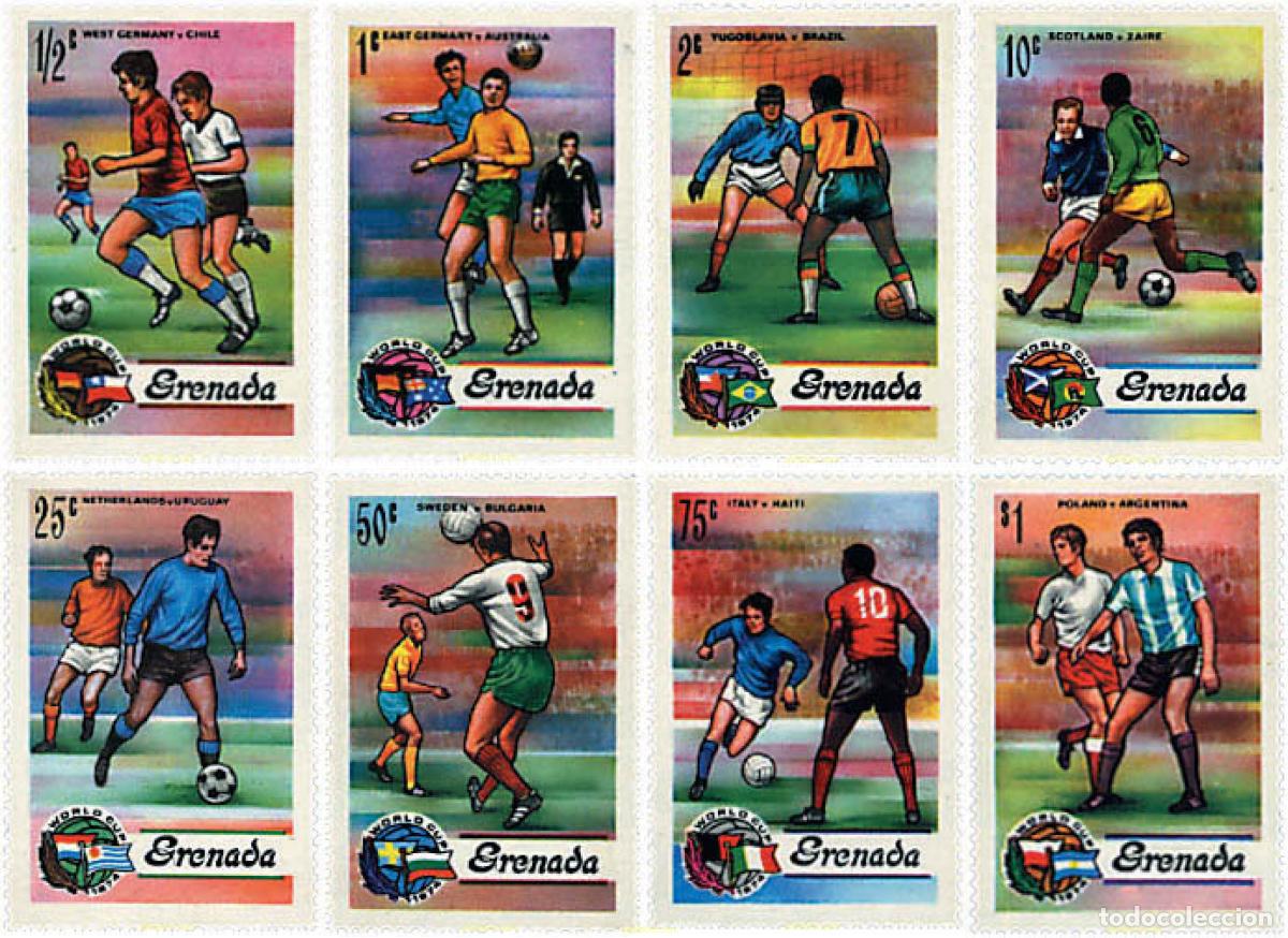 Sellos: 48694 MNH GRANADA 1974 COPA DEL MUNDO DE FUTBOL. ALEMANIA-74