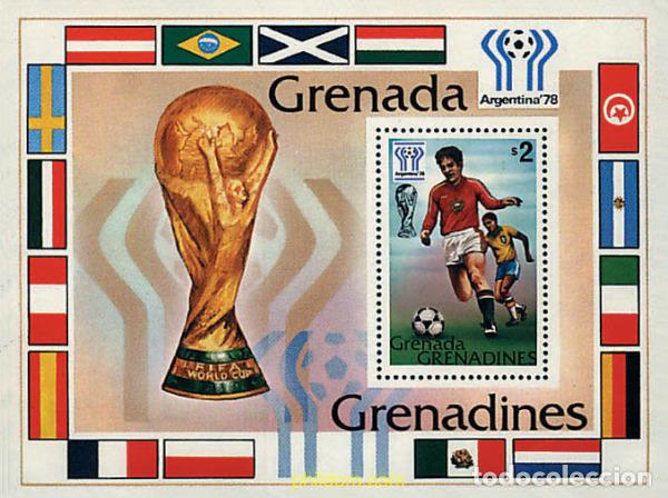 Selos: 31909 MNH GRANADA GRANADINAS 1978 COPA DEL MUNDO DE FUTBOL. ARGENTINA-78