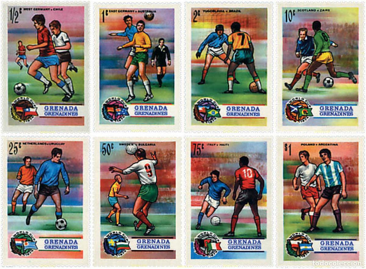 Sellos: 48708 MNH GRANADA GRANADINAS 1974 COPA DEL MUNDO DE FUTBOL. ALEMANIA-74