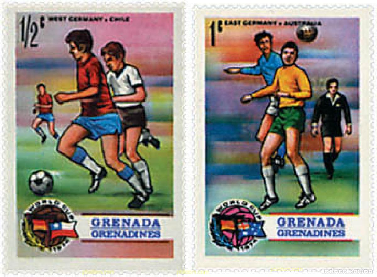 Sellos: 354179 MNH GRANADA GRANADINAS 1974 COPA DEL MUNDO DE FUTBOL. ALEMANIA-74