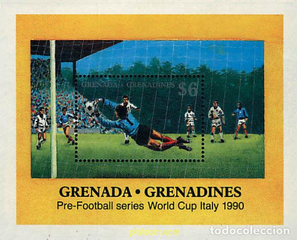 Sellos: 320121 MNH GRANADA GRANADINAS 1989 COPA DEL MUNDO DE FUTBOL. MEXICO-86
