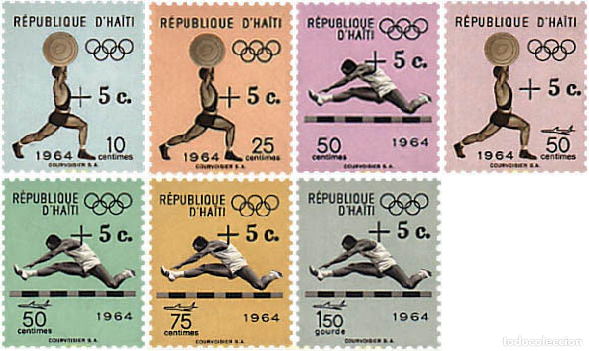 Sellos: 39744 MNH HAITI 1965 18 JUEGOS OLIMPICOS VERANO TOKIO 1964