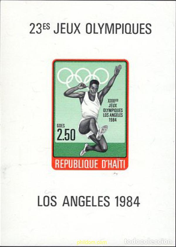 Sellos: 105011 MNH HAITI 1984 23 JUEGOS OLIMPICOS VERANO LOS ANGELES 1984