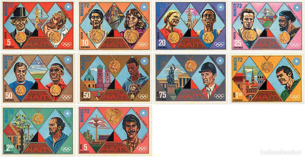 Sellos: 26905 MNH HAITI 1972 20 JUEGOS OLIMPICOS VERANO MUNICH 1972