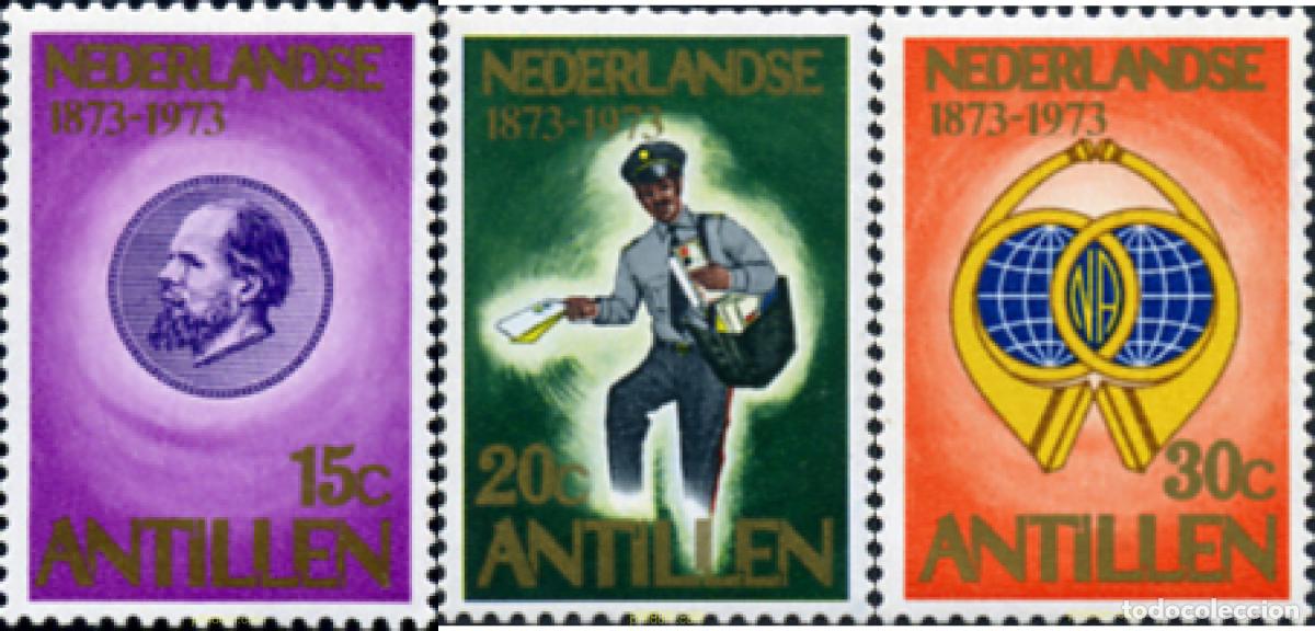 Sellos: 26980 MNH ANTILLAS HOLANDESAS 1973 CENTENARIO DEL PRIMER SELLO DE ANTILLAS HOLANDESAS