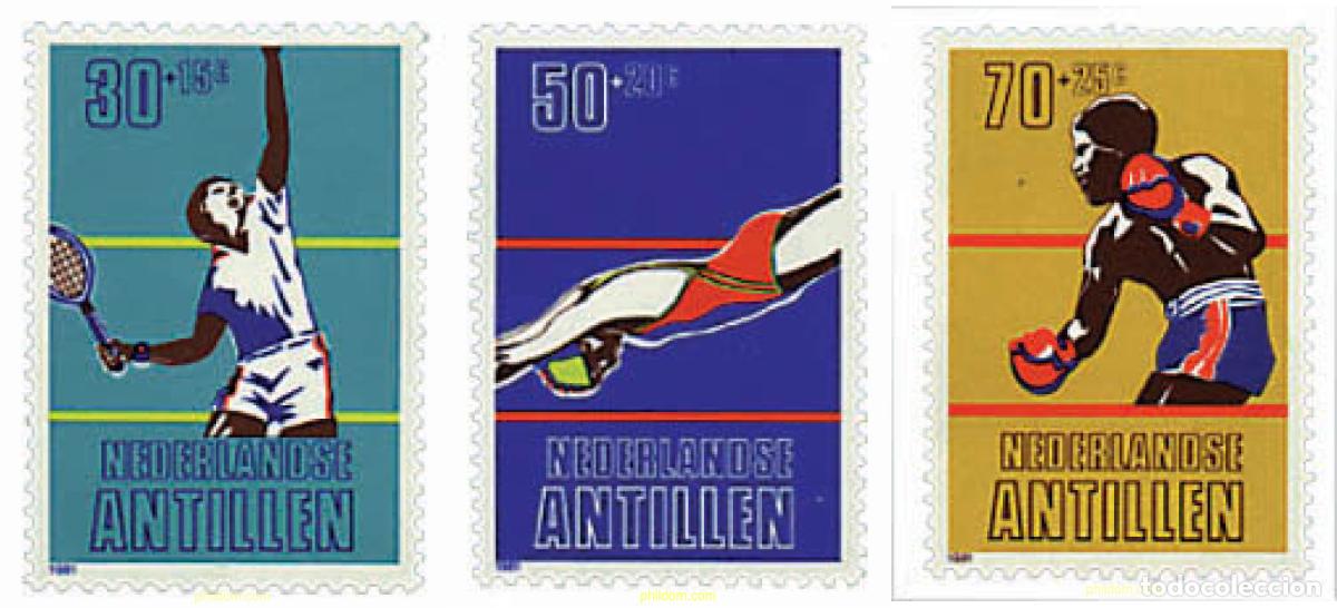 Sellos: 47993 MNH ANTILLAS HOLANDESAS 1981 DEPORTES