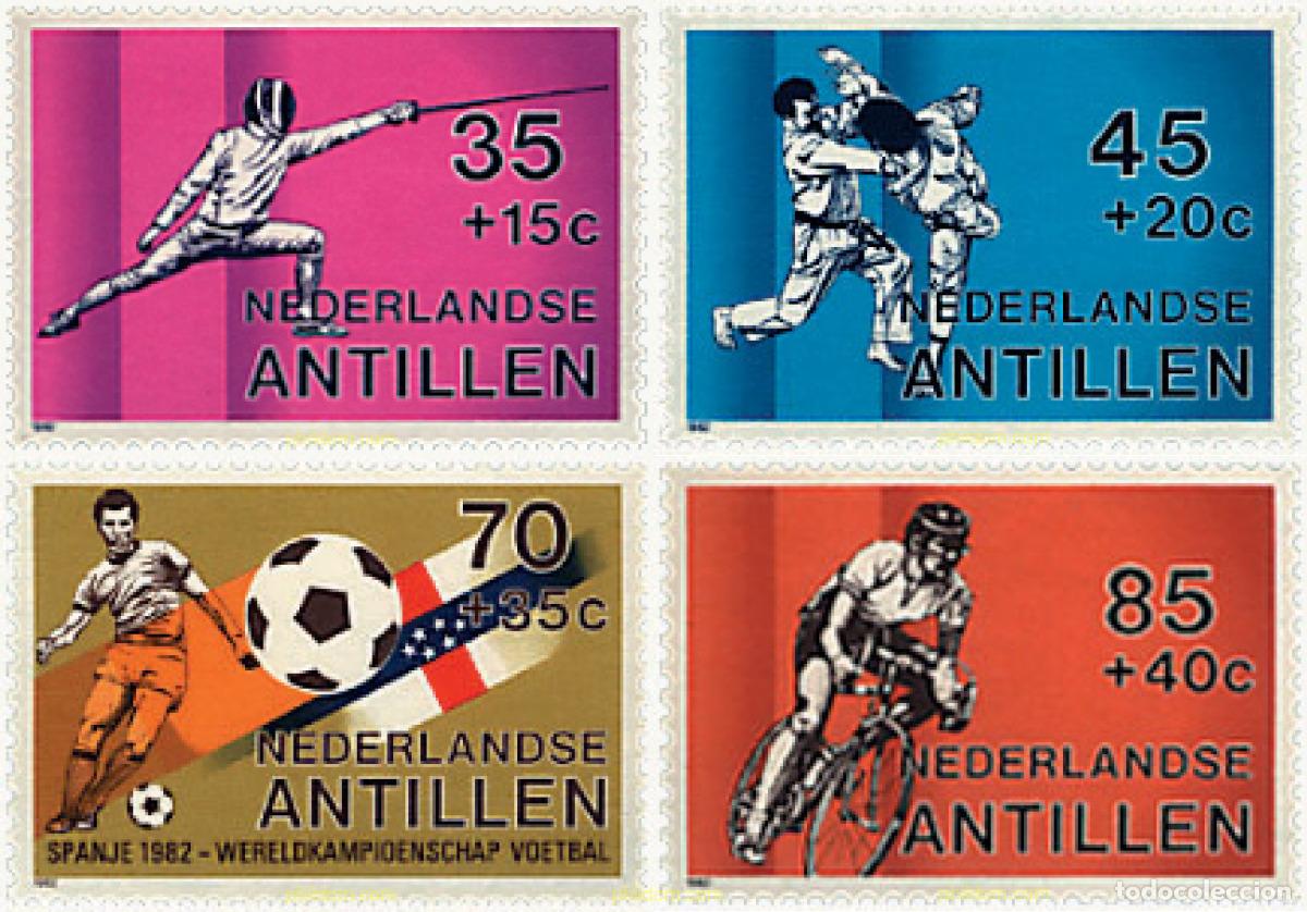 Sellos: 26983 MNH ANTILLAS HOLANDESAS 1982 DEPORTES