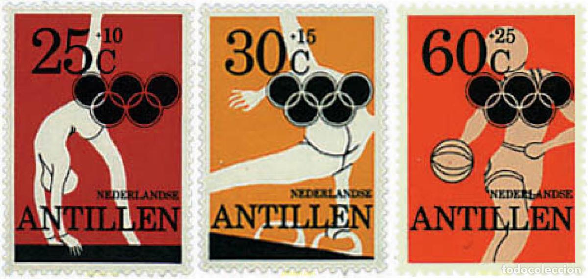 Sellos: 286776 MNH ANTILLAS HOLANDESAS 1980 22 JUEGOS OLIMPICOS VERANO MOSCU 1980
