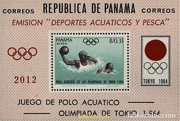 Sellos: 68064 MNH PANAMA 1964 18 JUEGOS OLIMPICOS VERANO TOKIO 1964