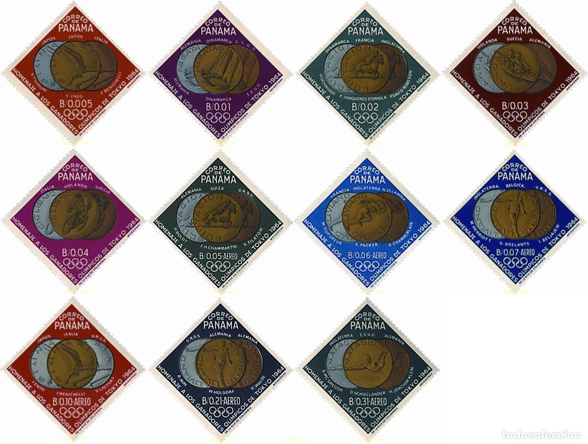 Sellos: 26993 MNH PANAMA 1965 18 JUEGOS OLIMPICOS VERANO TOKIO 1964