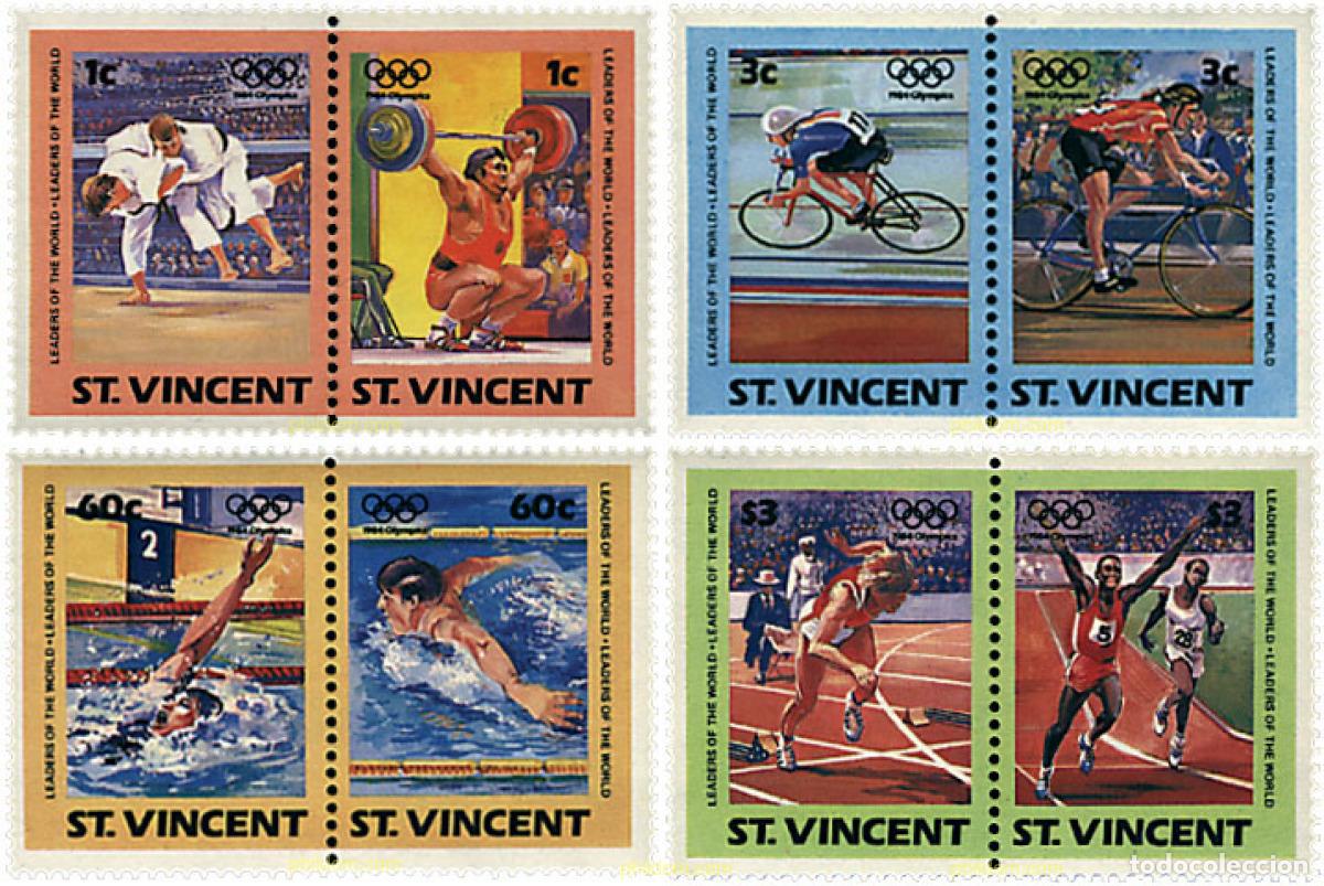 Stamps: 138252 MNH SAN VICENTE 1984 23 JUEGOS OLIMPICOS VERANO LOS ANGELES 1984