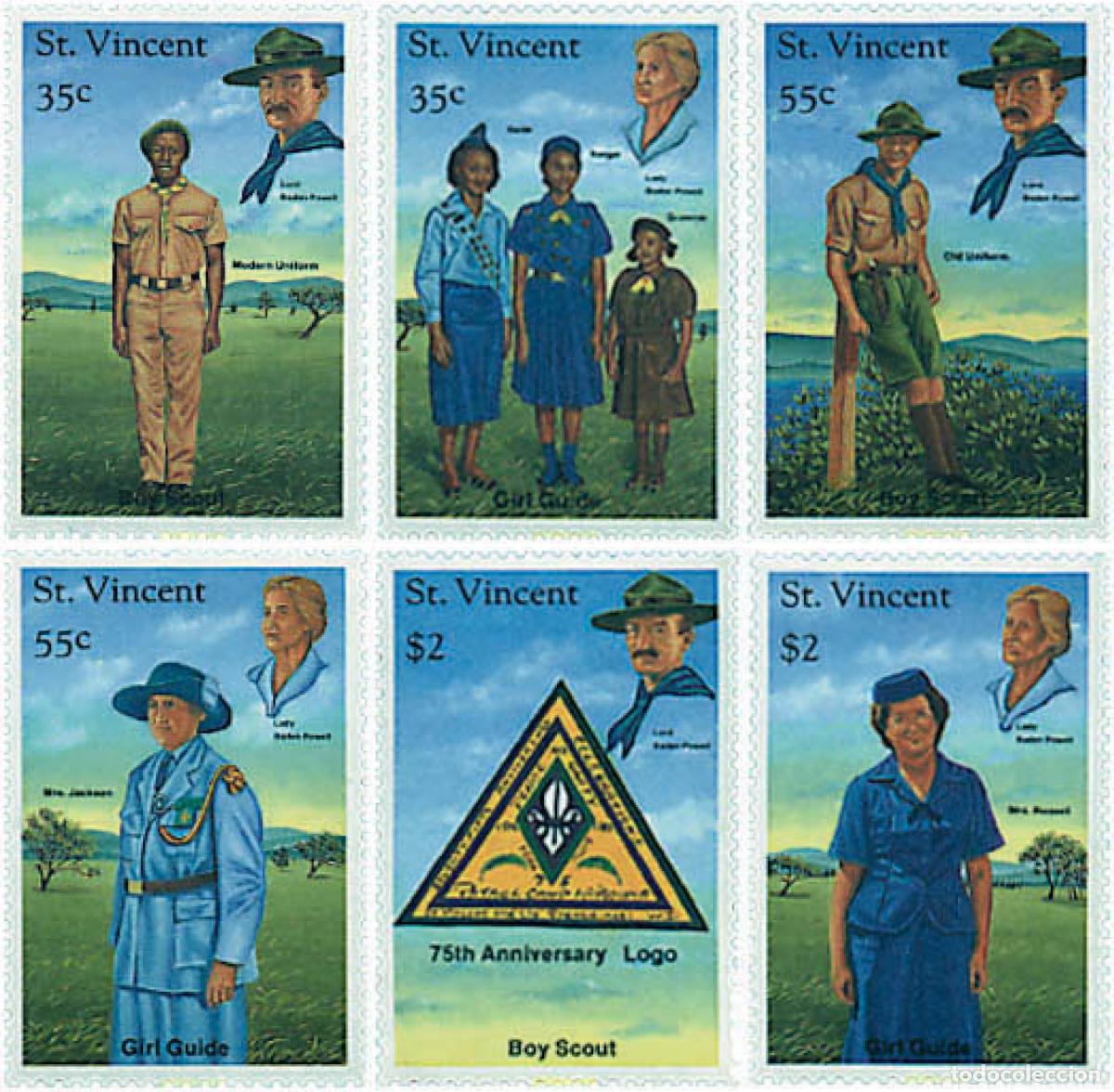 Stamps: 68079 MNH SAN VICENTE 1989 ANIVERSARIOS DEL ESCULTISMO