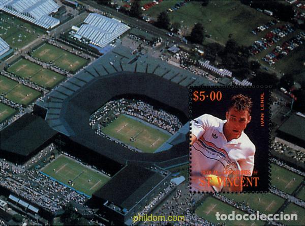 Stamps: 51847 MNH SAN VICENTE GRANADINAS. BEQUIA 1988 JUGADORES DE TENIS