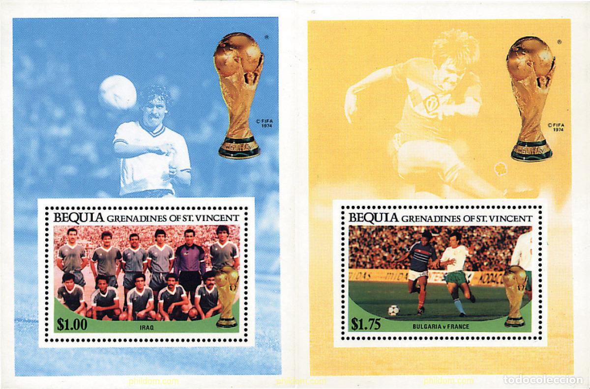 Stamps: 51854 MNH SAN VICENTE GRANADINAS. BEQUIA 1986 COPA DEL MUNDO DE FUTBOL. MEXICO-86