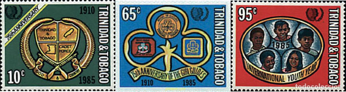Stamps: 38886 MNH TRINIDAD Y TOBAGO 1985 A&Ntilde;O INTERNACIONAL DE LA JUVENTUD