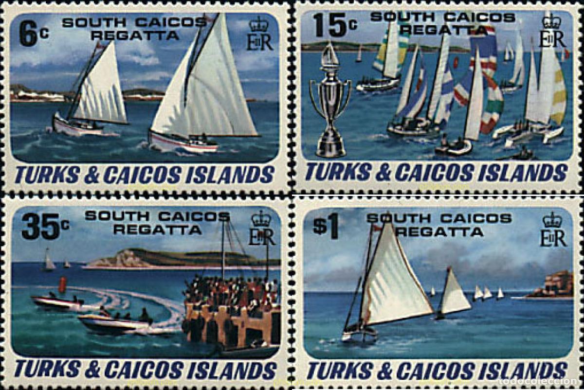 Sellos: 29162 MNH TURKS Y CAICOS 1980 REGATAS DE VELEROS