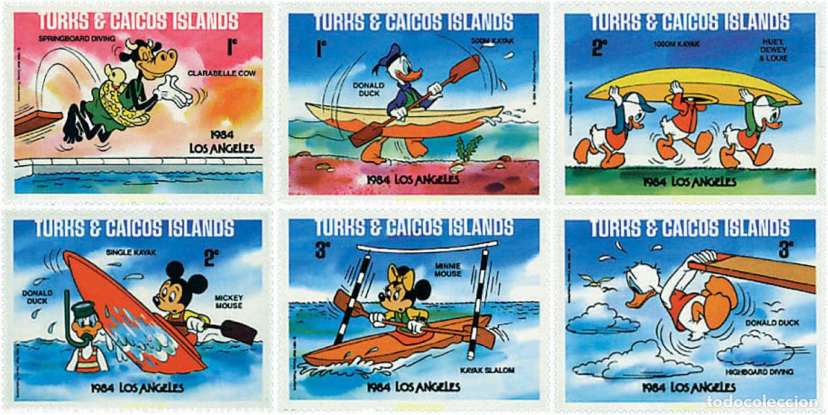 Stamps: 237839 MNH TURKS Y CAICOS 1984 23 JUEGOS OLIMPICOS VERANO LOS ANGELES 1984
