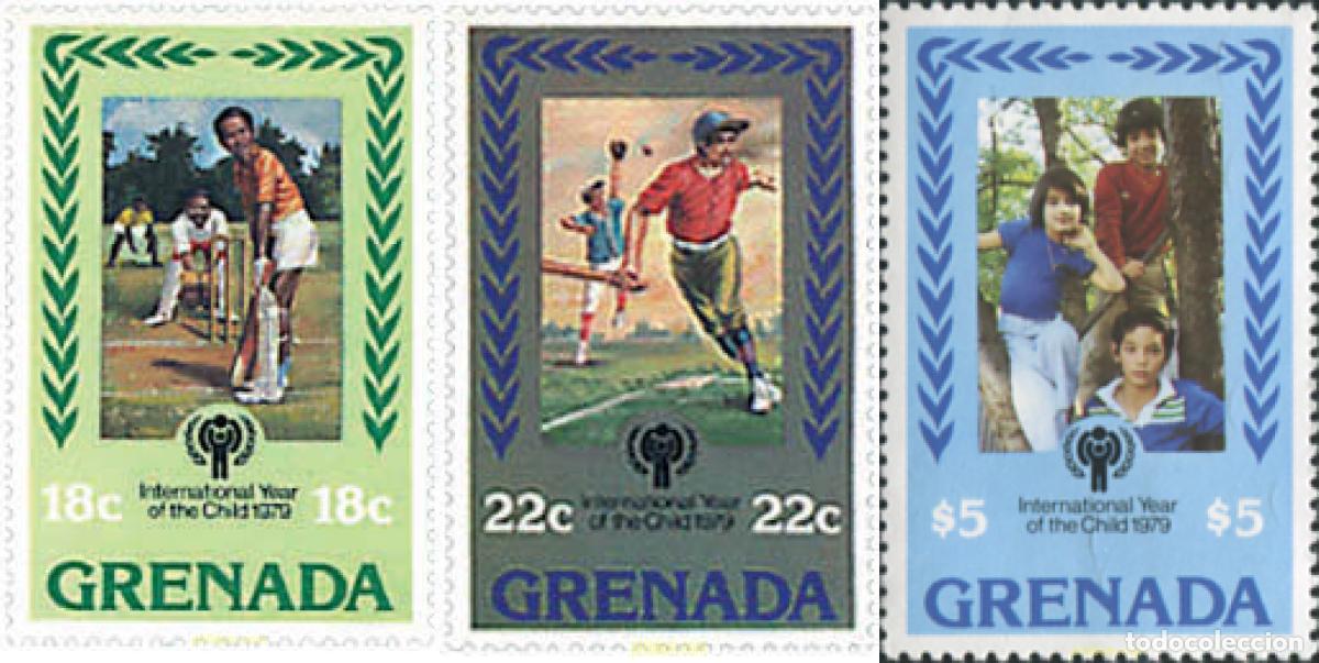 Sellos: 27140 MNH GRANADA 1979 A&Ntilde;O INTERNACIONAL DEL NI&Ntilde;O