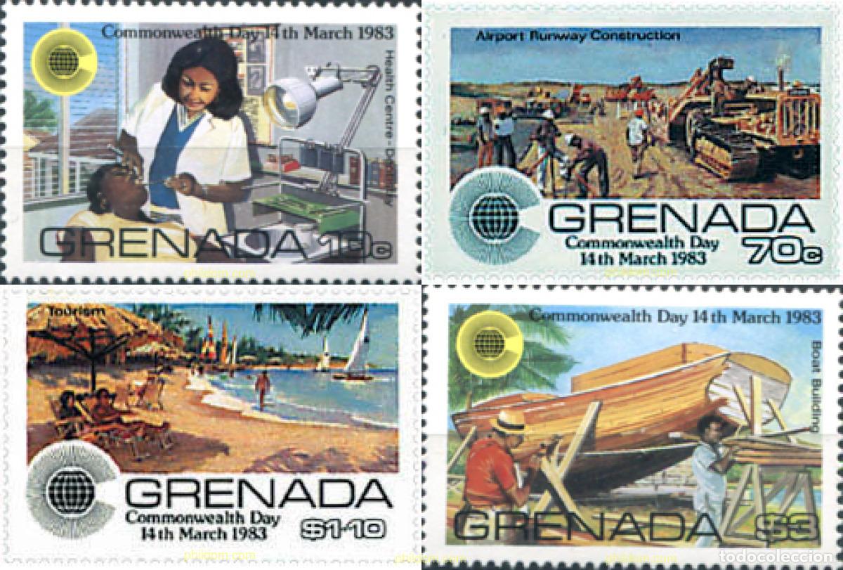 Sellos: 41776 MNH GRANADA 1983 DIA DE LA COMMONWEALTH - Foto 1