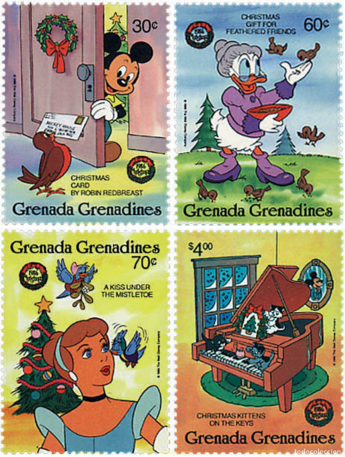 Sellos: 320092 MNH GRANADA GRANADINAS 1986 NAVIDAD - Foto 1