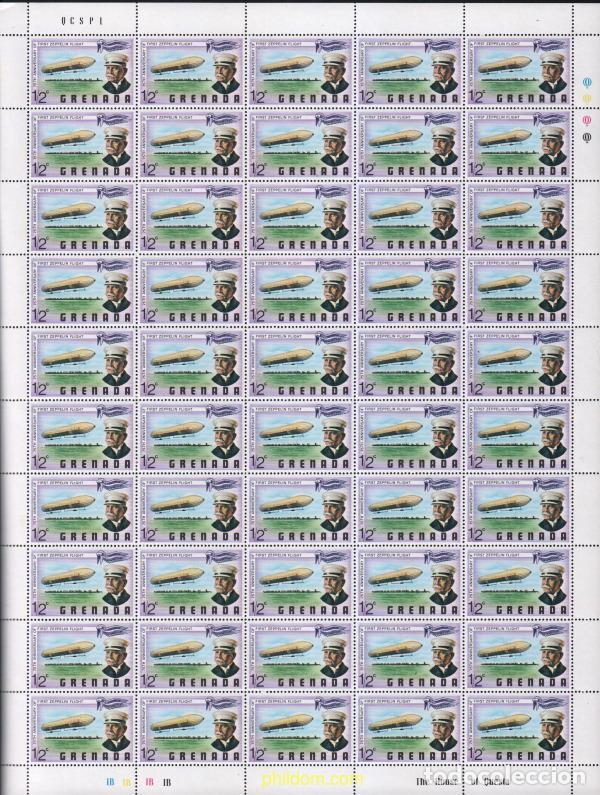 Sellos: 617640 MNH GRANADA 1978 PIONEROS DE LA AVIACION