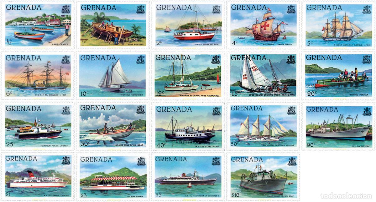 Sellos: 77960 MNH GRANADA 1980 BARCOS - Foto 1