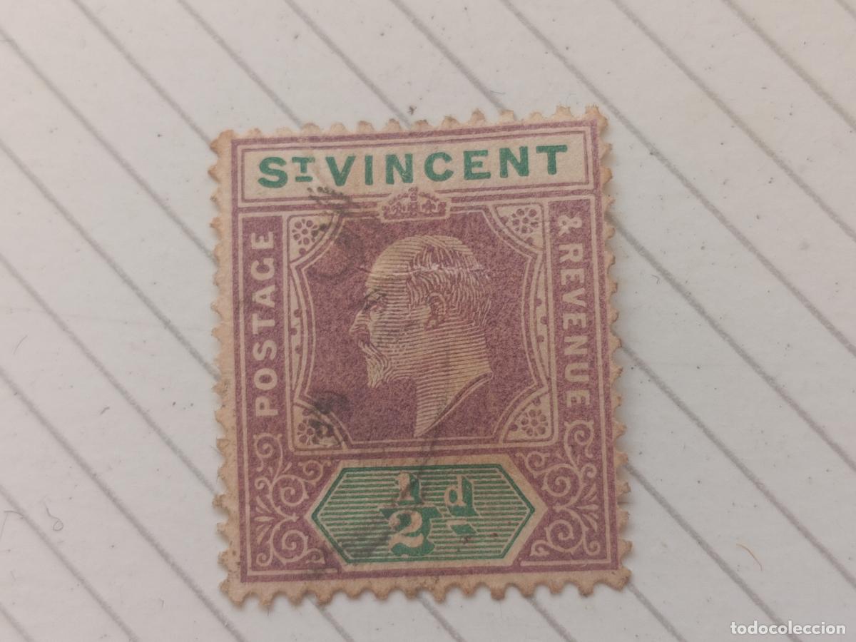 Sellos: Saint Vincent, San Vicente. Sello antiguo