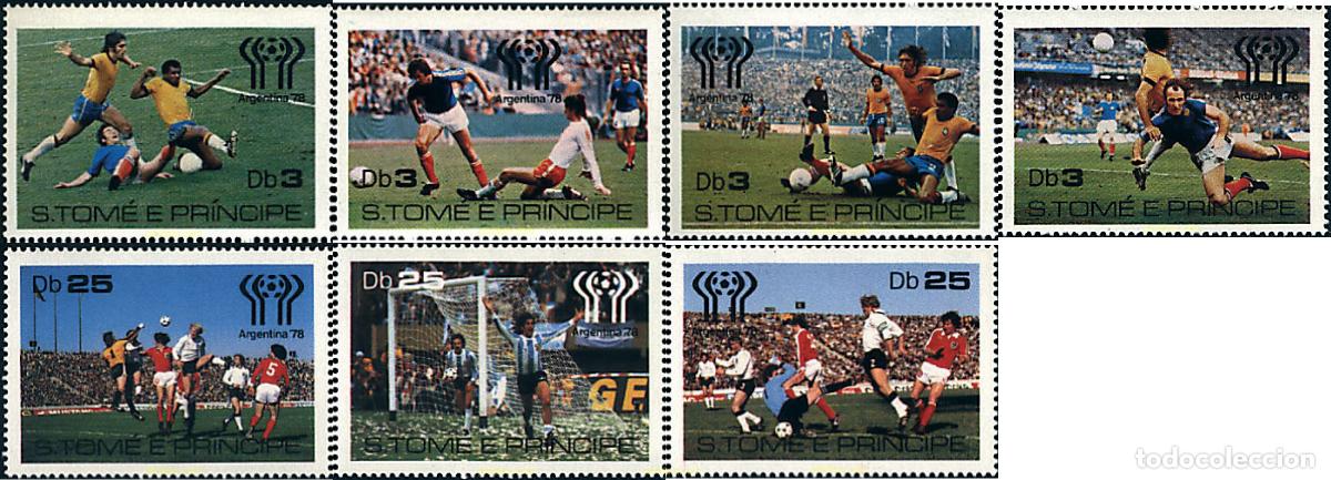 Sellos: 79410 MNH SANTO TOME Y PRINCIPE 1978 COPA DEL MUNDO DE FUTBOL. ARGENTINA-78