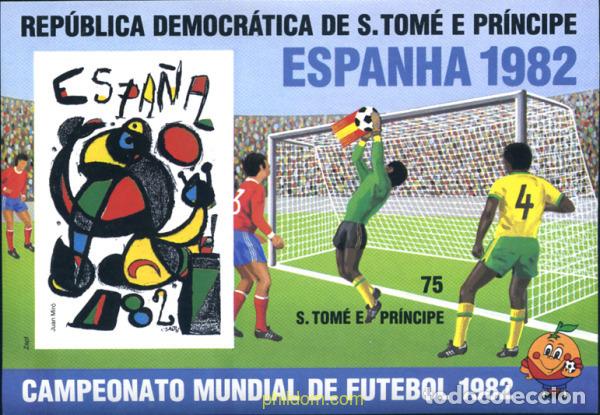 Sellos: 13614 MNH SANTO TOME Y PRINCIPE 1982 COPA DEL MUNDO DE FUTBOL. ESPANYA-82