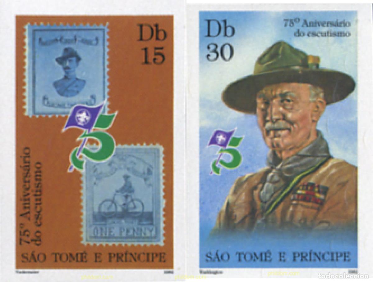 Sellos: 18966 MNH SANTO TOME Y PRINCIPE 1982 75 ANIVERSARIO DEL ESCULTISMO