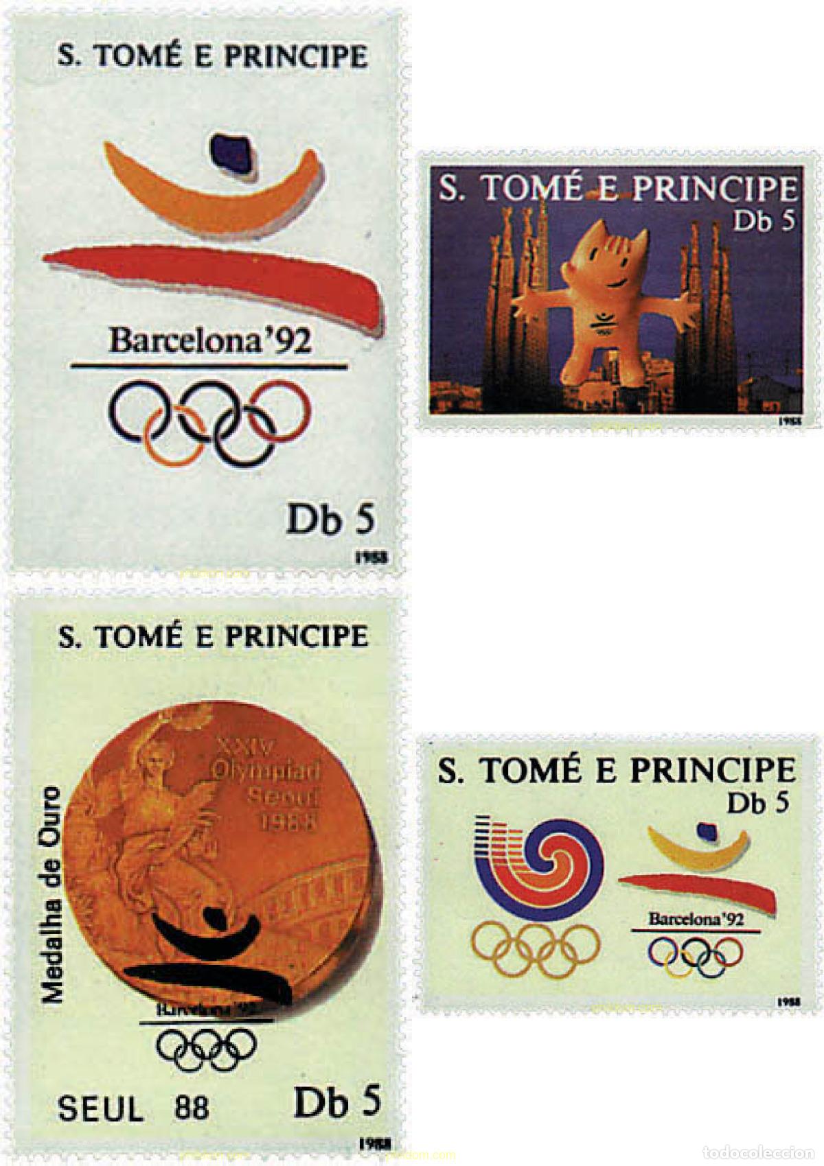 Sellos: 361127 MNH SANTO TOME Y PRINCIPE 1988 EVENTOS DEPORTIVOS