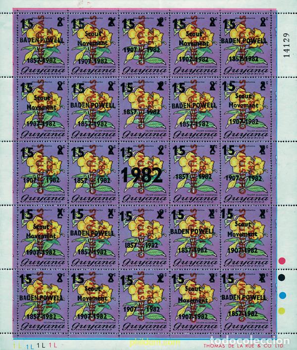 Sellos: 8322 MNH GUYANA 1982 NAVIDAD - Foto 1