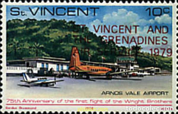 Sellos: 42024 MNH SAN VICENTE 1979 INICIO DEL SERVICIO AEREO ENTRE LAS ISLAS