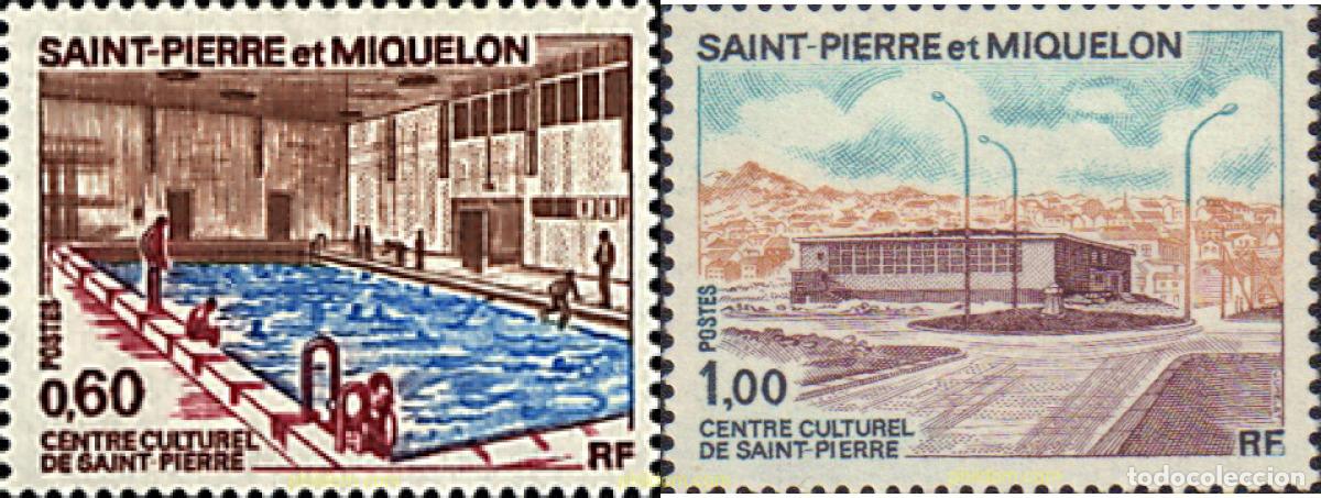 Sellos: 27837 MNH SAN PEDRO Y MIQUELON 1973 CENTRO CULTURAL