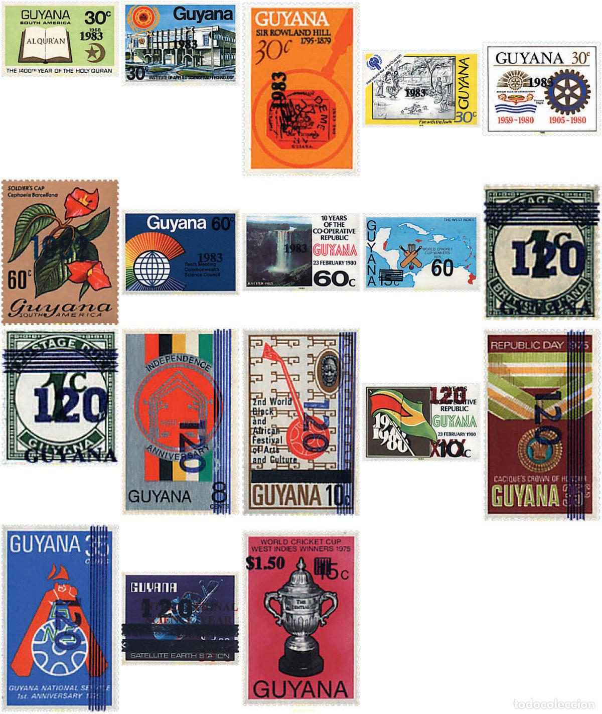 Sellos: 87737 MNH GUYANA 1983 MOTIVOS VARIOS