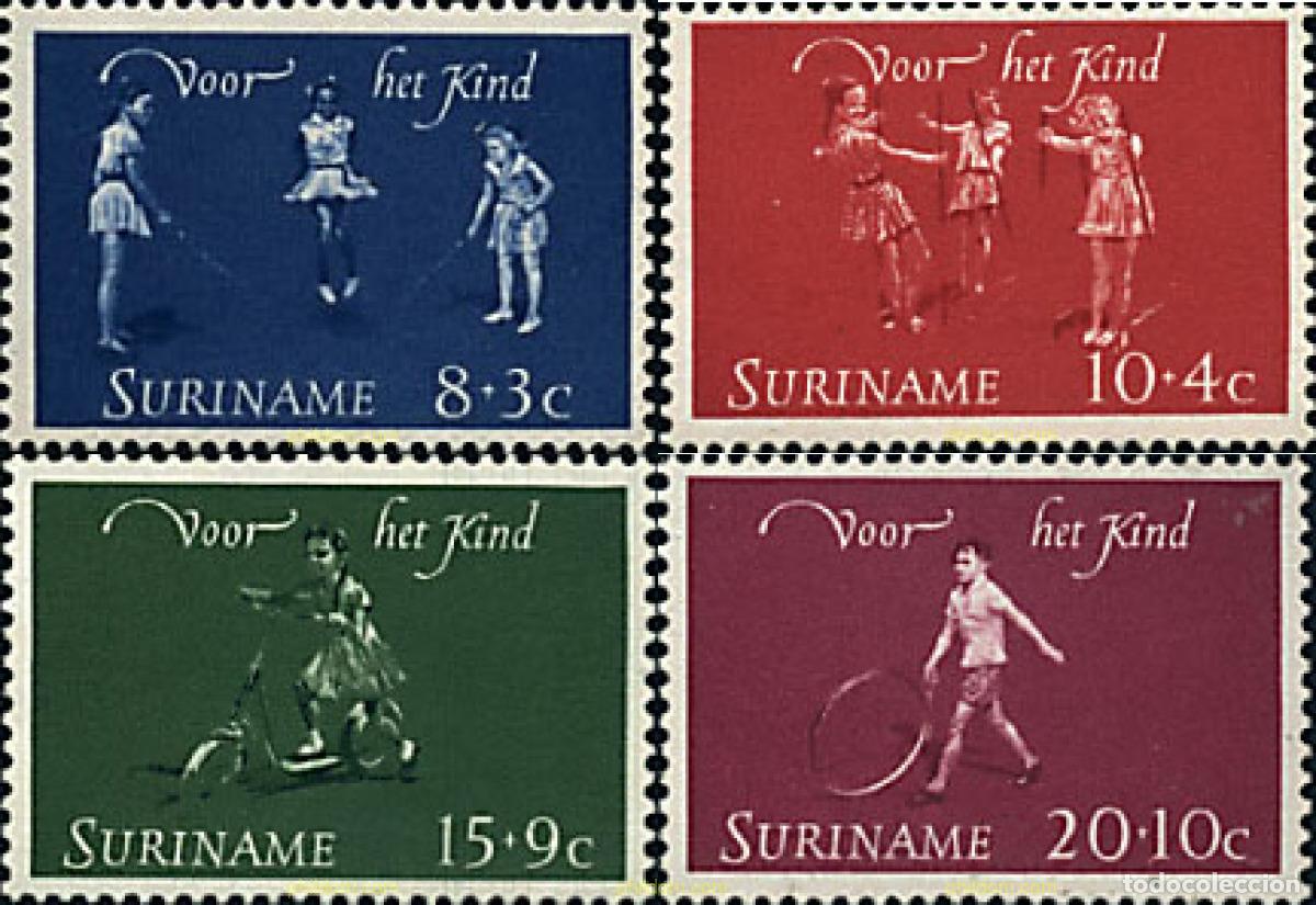 Stamps: 27847 MNH SURINAM 1964 JUEGOS INFANTILES