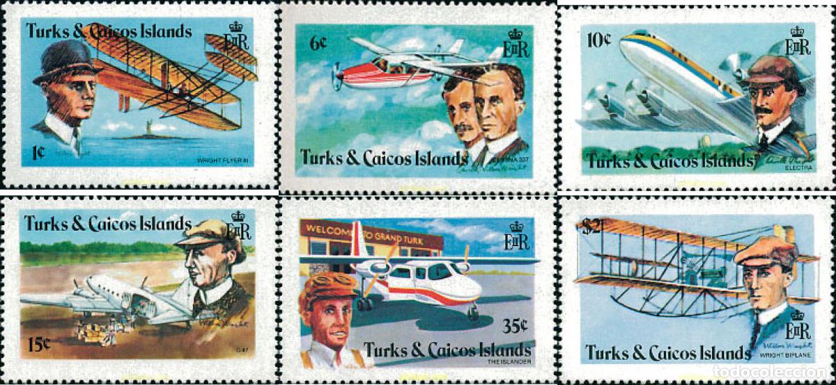 Selos: 29205 MNH TURKS Y CAICOS 1978 PIONEROS DE LA AVIACION
