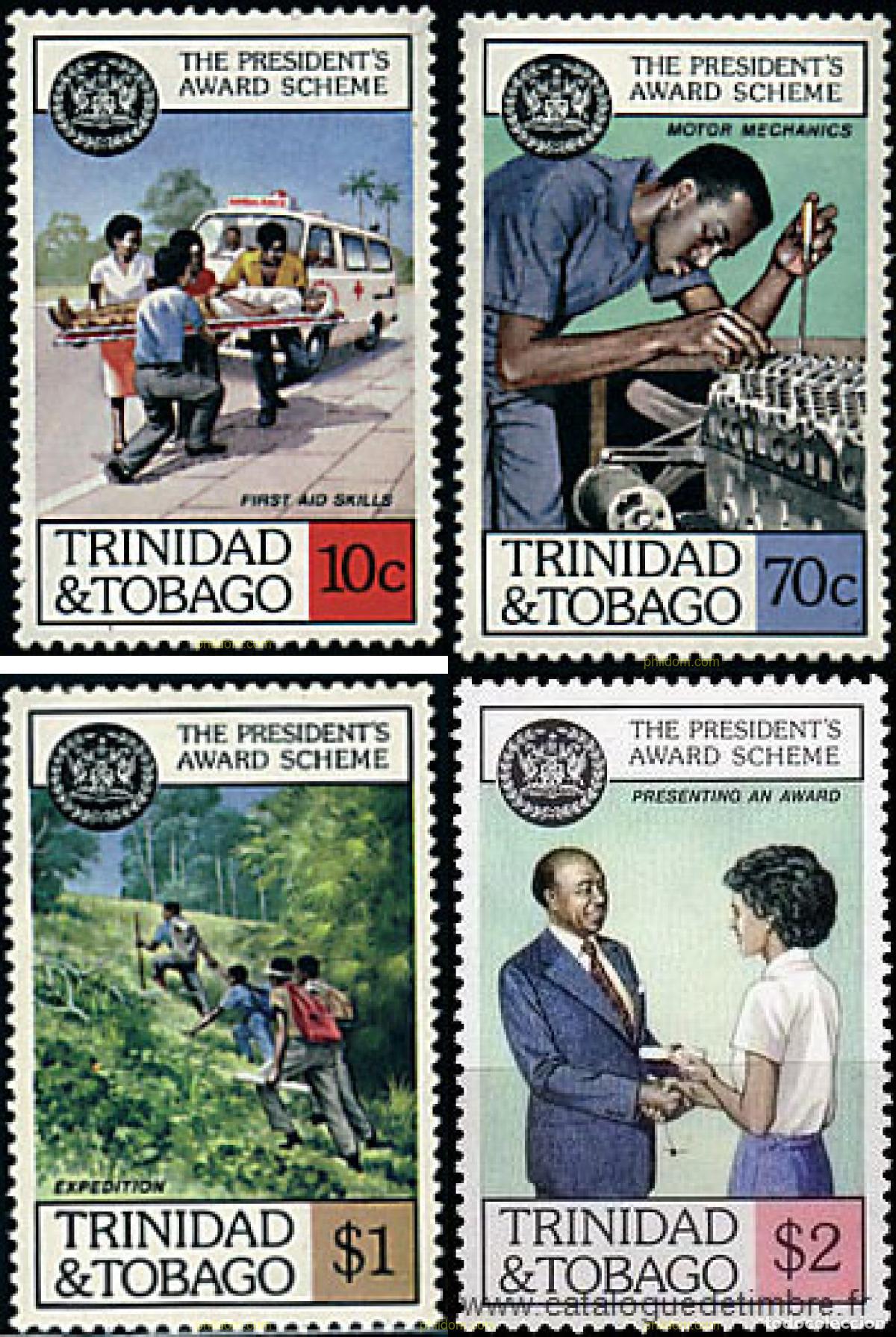 Selos: 40935 MNH TRINIDAD Y TOBAGO 1981 PREMIOS DEL PRESIDENTE