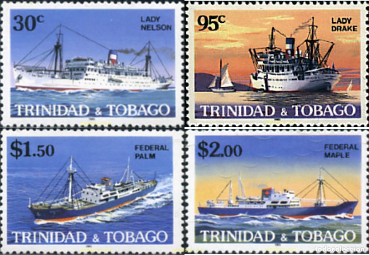 Sellos: 40111 MNH TRINIDAD Y TOBAGO 1985 BARCOS