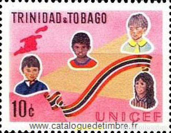 Sellos: 365968 MNH TRINIDAD Y TOBAGO 1970 25 ANIVERSARIO DE LAS NACIONES UNIDAS
