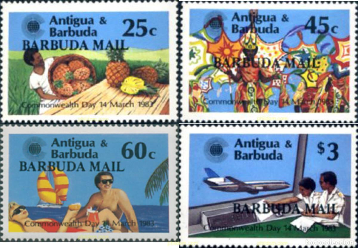 Sellos: 47204 MNH BARBUDA 1983 DIA DE LA COMMONWEALTH - Foto 1