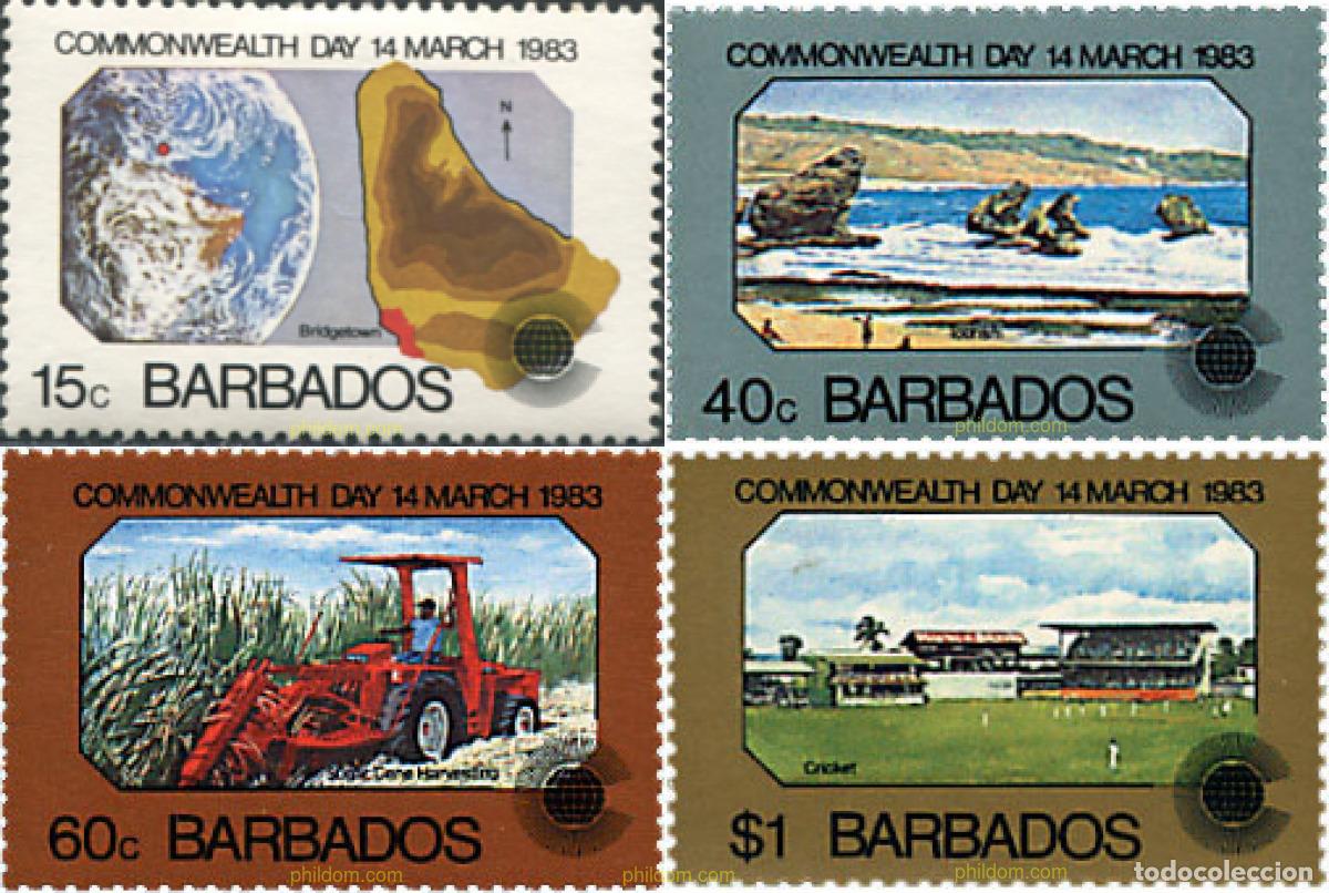Sellos: 39465 MNH BARBADOS 1983 DIA DE LA COMMONWEALTH - Foto 1