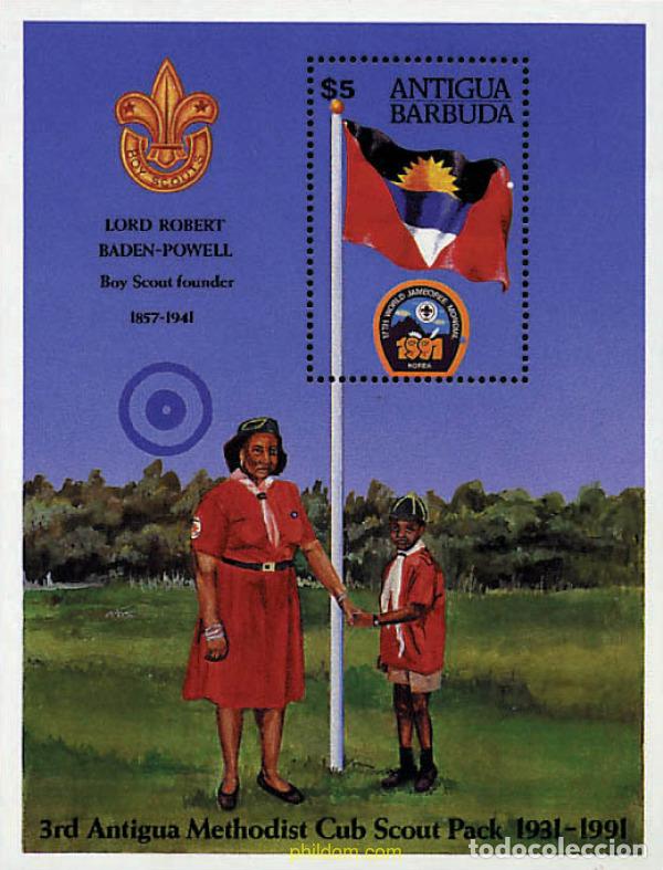 Sellos: 37898 MNH ANTIGUA Y BARBUDA 1991 JAMBOREE EN COREA DEL SUR