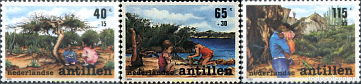 Sellos: 39065 MNH ANTILLAS HOLANDESAS 1989 PRO INFANCIA