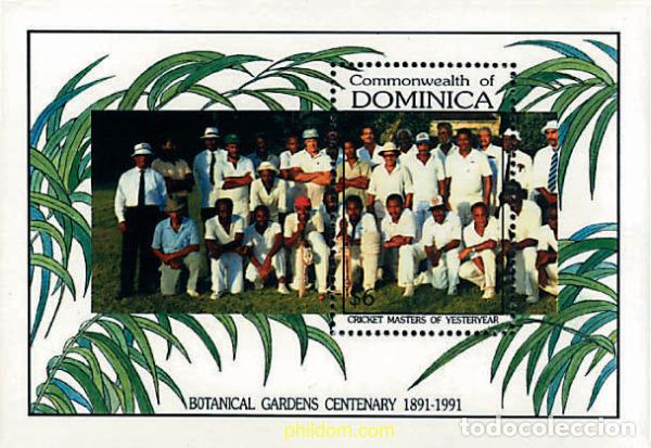 Sellos: 201672 MNH DOMINICA 1992 CENTENARIO DEL JARDIN BOTANICO