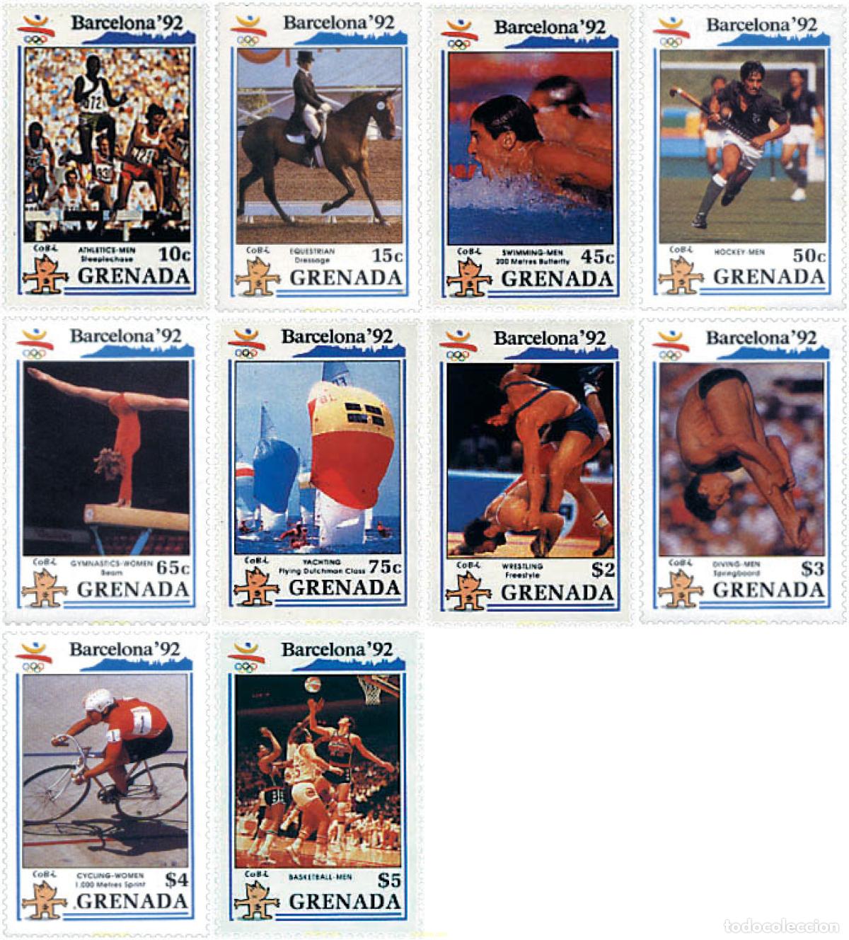 Sellos: 51974 MNH GRANADA 1990 25 JUEGOS OLIMPICOS VERANO BARCELONA 1992