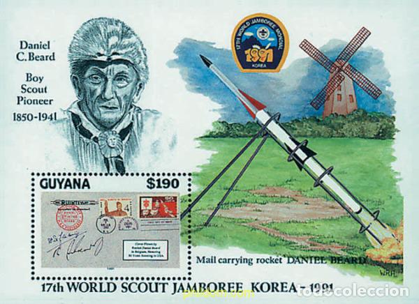 Briefmarken: 38608 MNH GUYANA 1991 17 JAMBOREE MUNDIAL EN COREA DEL SUR